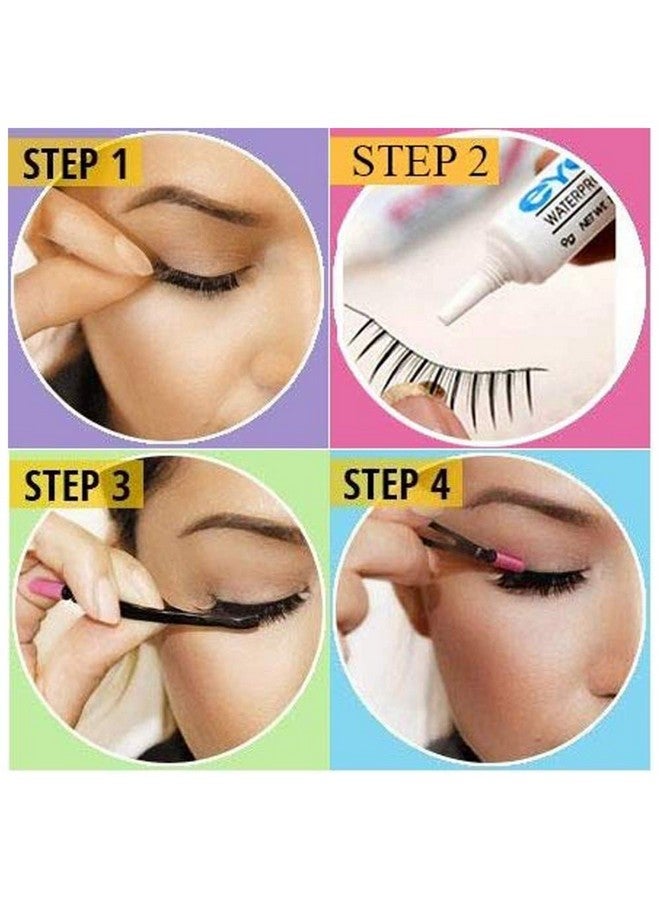 أدبيني مجموعة رموش أدبيني مكونة من 5 قطع مع غراء الرموش وأداة تجعيد الرموش - Image 5