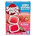 Snack Pack Zero Sugar Strawberry and Cherry Flavored Low Calorie Juicy Gels Cups 325 oz 12Count Family Pack - Image 2