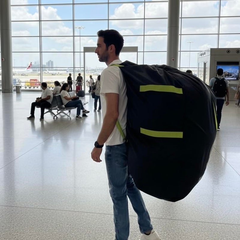 V VOLKGO VolkGo Single Umbrella Stroller Bag for Airplane Gate Check Bag for Single Strollers Durable and Lightweight Water Resistant, for Safe and secure Stroller Easy Carrying - Image 2