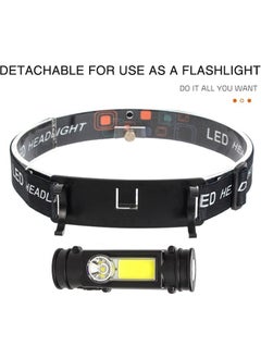 Gaman 2 Mode Waterproof USB Rechargeable Magnet Lightweight Head Flashlight RC-211  - Image 3