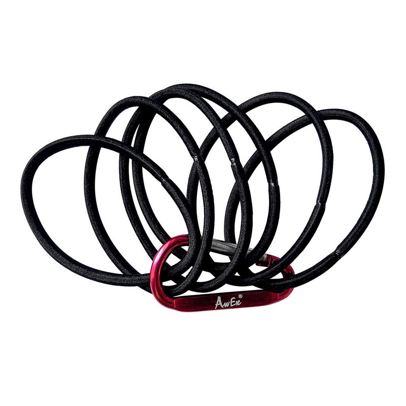 AwEx Hair Ties for Thick Hair, 4 mm (0.16 Inch) Thick, 170 mm (6.7 Inches) Long, No Metal Elastics, Big Hair Bands, 72 Count - Image 2