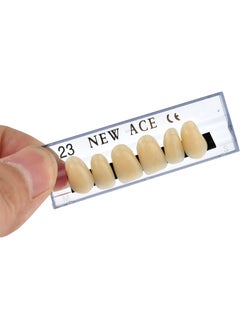 HaLunhi 84 Pcs False Teeth Dental Complete Acrylic Resin Denture Teeth, 3 Sets Whole Teeth Synthetic Polymer Denture Tooth, 23 Shade A2 Upper + Lower Dental Materials for Replacement  - Image 5
