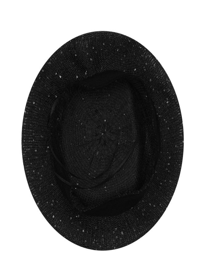 MOSSTYUS Womens Beret Hat French Style Beanie Hats Hollow-Out Vintage Painters Woven Cap Artist Hat Spring Fall Summer,Black 6# - Image 3