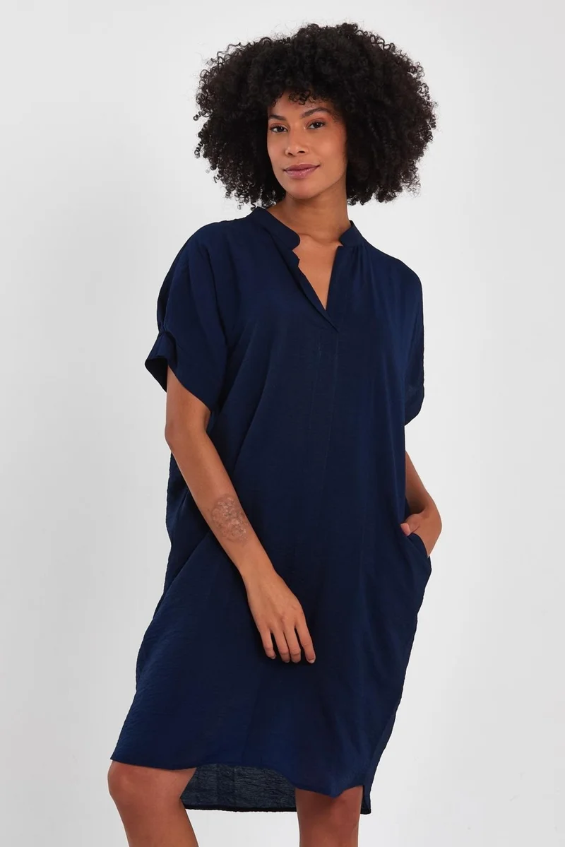 الكسندر جاردي Pocketed Collar Dress (B23-00121)