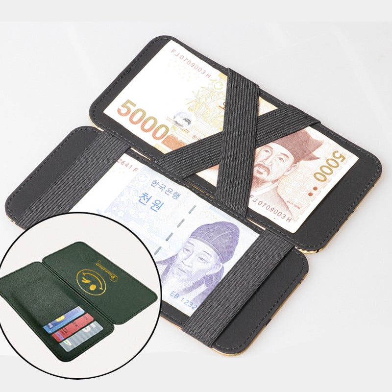 Korean Style New Model Pu Multi-Card Slot Magic Wallet Long Coin Purse Golf Portable Wallet - Image 2