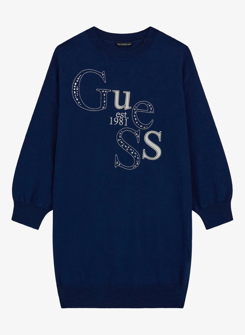 GUESS Kids Sweater Midi Dress - Image 1