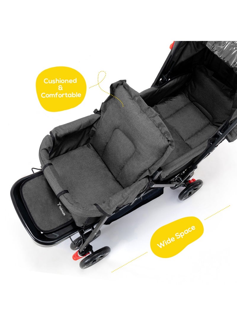 TEKNUM - Double Stroller Combo - Dark Grey - Image 1