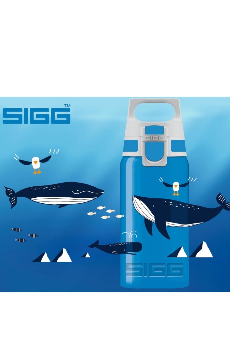 SIGG Viva One 0.5L Children’s Water Bottle – Transparent, Leakproof, BPA-Free Reusable Bottle – Lightweight Polypropylene Bottle for School, Playground & Everyday Activities - Image 5