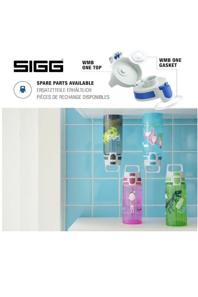 SIGG Viva One 0.5L Children’s Water Bottle – Transparent, Leakproof, BPA-Free Reusable Bottle – Lightweight Polypropylene Bottle for School, Playground & Everyday Activities - Image 4