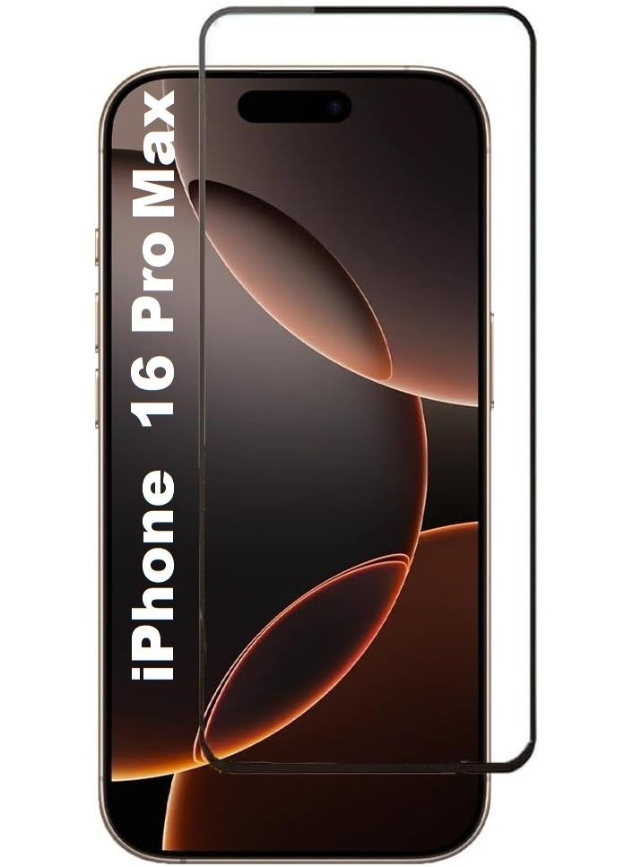 YoYoTech Screen protector Compatible for iPhone 16 Pro Max 6.9 inches 2024 Tempered Glass Screen Protector [Bubble Free] [Anti-Glare] [HD Full Coverage] [Scratch Resistant] Easy Installation.  - Image 1