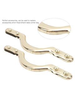 Billiard Pocket Bracket, 6 Pcs 4in Pool Table Corner Pocket Brackets Accessories For Billiards Web Net Bags
