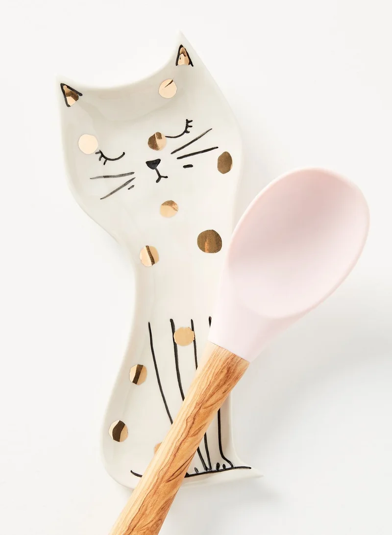 Anthropologie Home Cat Spoon Rest