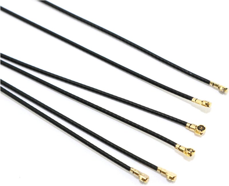 RuiLing 6-Pack 2.4G Receiver Antenna with IPEX4 Generation Port RF113 Silver Jacketed Cable 5.9Inch for Frsky, Futaba, JR, Hitec, Flysky, and Orange RX Receiver and Remote Controller - Image 2