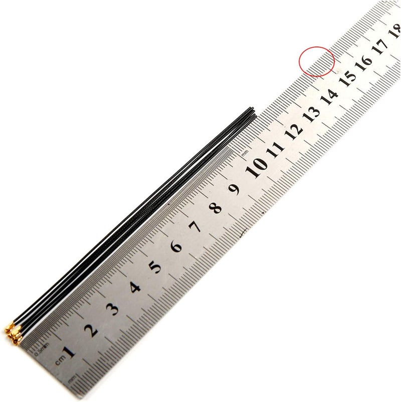 RuiLing 6-Pack 2.4G Receiver Antenna with IPEX4 Generation Port RF113 Silver Jacketed Cable 5.9Inch for Frsky, Futaba, JR, Hitec, Flysky, and Orange RX Receiver and Remote Controller - Image 3