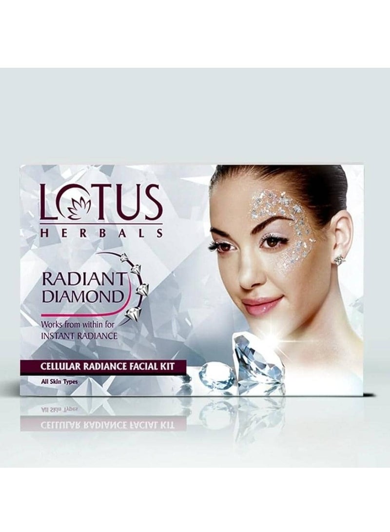 Lotus Lotus Herbals Radiant Diamond Cellular Facial Glow Kit 