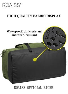 roaiss Large Capacity Outdoor Travel Bag Portable Suit Garment Storage Bag Foldable Business Luggage Bag with Multifunctional Organizer Suitable for Carrying and Storing Travel Essentials  - Image 5