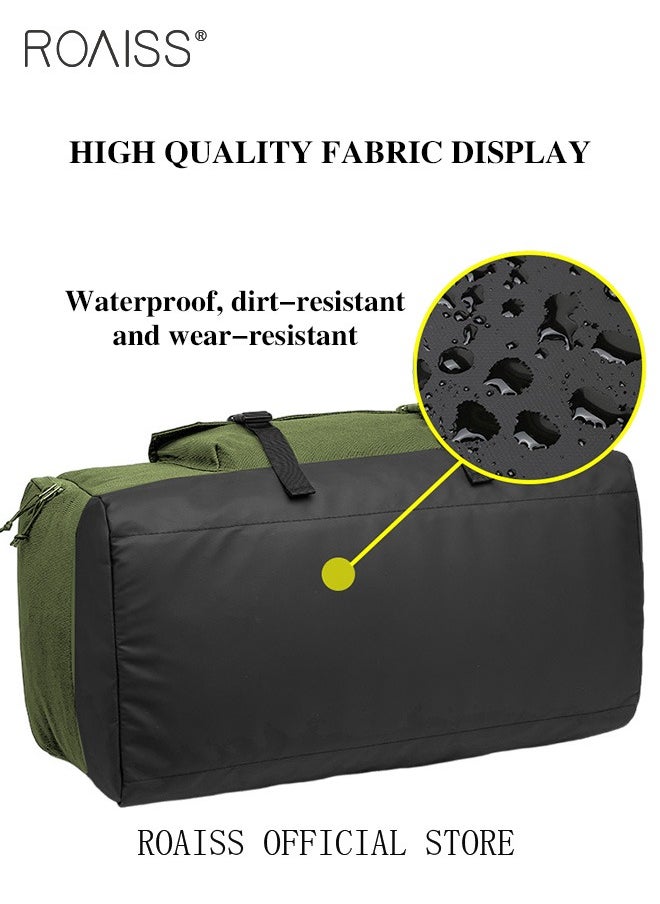 roaiss Large Capacity Outdoor Travel Bag Portable Suit Garment Storage Bag Foldable Business Luggage Bag with Multifunctional Organizer Suitable for Carrying and Storing Travel Essentials  - Image 5