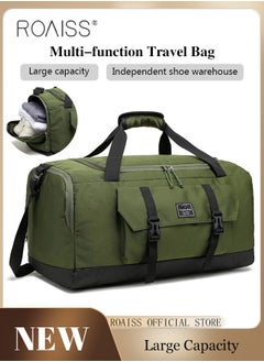 roaiss Large Capacity Outdoor Travel Bag Portable Suit Garment Storage Bag Foldable Business Luggage Bag with Multifunctional Organizer Suitable for Carrying and Storing Travel Essentials  - Image 2