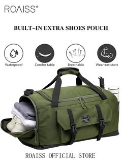 roaiss Large Capacity Outdoor Travel Bag Portable Suit Garment Storage Bag Foldable Business Luggage Bag with Multifunctional Organizer Suitable for Carrying and Storing Travel Essentials  - Image 1