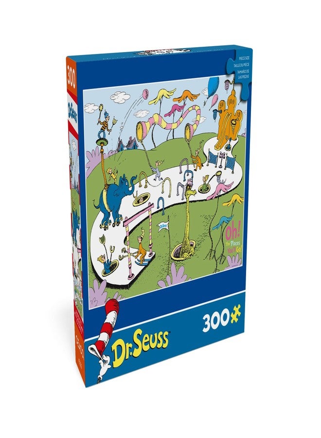 Ceaco - Large Piece Jigsaw Puzzle - Dr. Seuss - Oh The Places You'll Go - Relaxing and Fun Activity for Adults - Image 1