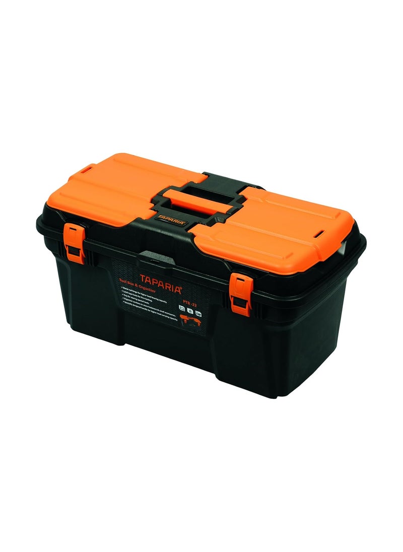 Taparia Taparia PTB22 Plastic Tool Box with Organizer Multicolor  - Image 1