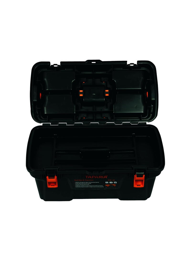 Taparia Taparia PTB22 Plastic Tool Box with Organizer Multicolor  - Image 2