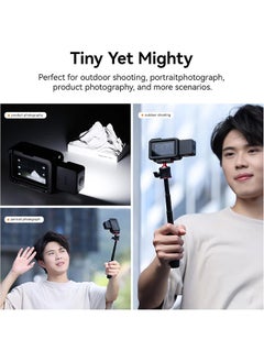 Ulanzi ULANZI LM18 Vlogging Light Mini LED Camera Video Light for DJI Osmo Action 3/4 Camera Cage Accessories and Ulanzi PK-06 Pocket 3 Expansion Adapter  - Image 3