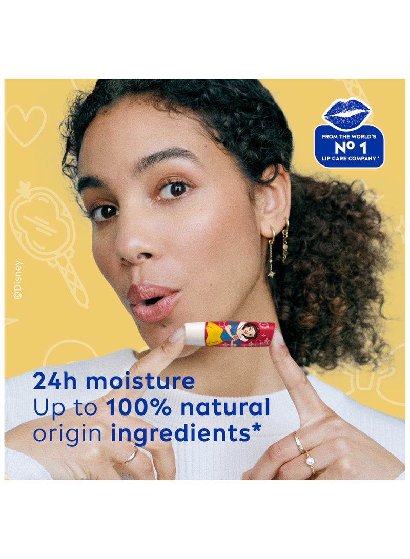 Nivea Labello Disney Princess Snow White Lip Balm Candy Apple Dream Flavor 4.8g - Image 5