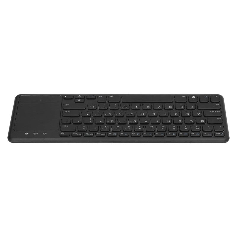 Wireless Keyboard: 2.4G 78-Key Ultra Thin Compact - Scissor Foot Mute Comfortable Touchpad Keyboard for Multi System PC Laptop Tablet Smartphone - Image 1
