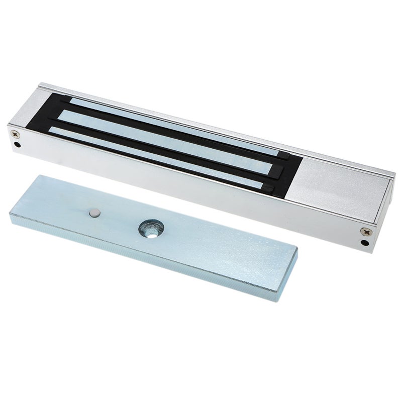 Electromagnetic Lock Kit 180Kgs Holding Force High-Strength Hard-Anodised Aluminum Shell - Built-In Reverse Current Protection Door Lock for Commercial Office & Residential Door Security - Image 3