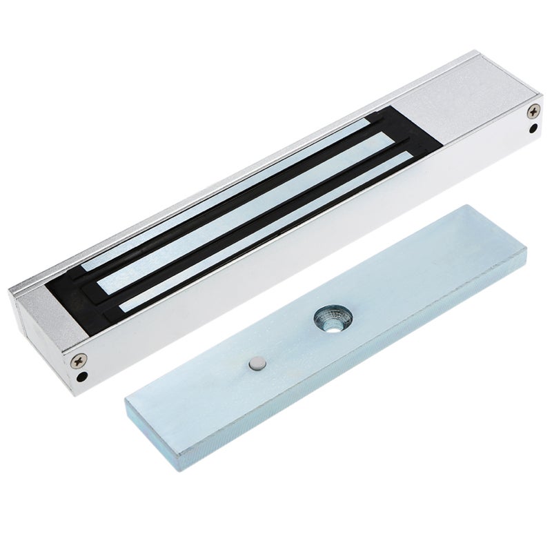 Electromagnetic Lock Kit 180Kgs Holding Force High-Strength Hard-Anodised Aluminum Shell - Built-In Reverse Current Protection Door Lock for Commercial Office & Residential Door Security - Image 1