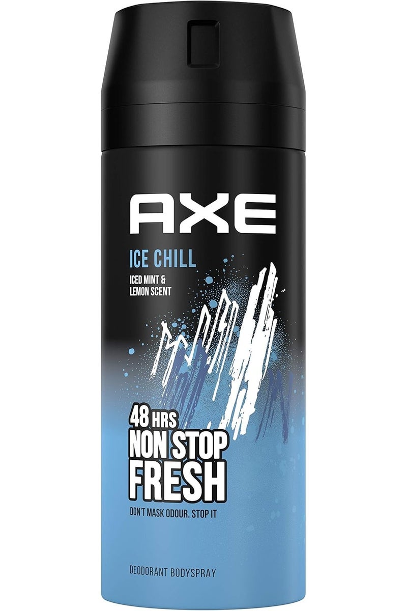 Axe Men Body Spray Deodorant Ice Chill 2 x 150ml - Image 2