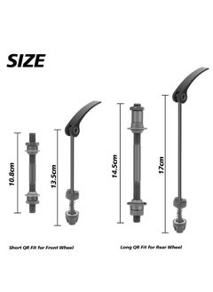 Bike Quick Releases Set 1 Pair Bicycle Hub Axle Bike Hollow Axle Set Bike Quick Release Skewers for Road Bike Mountain Bike - pzsku/Z29DDE41FCE404929125DZ/45/_/1717031004/42fdb410-643f-4346-8733-eb957a93c00c