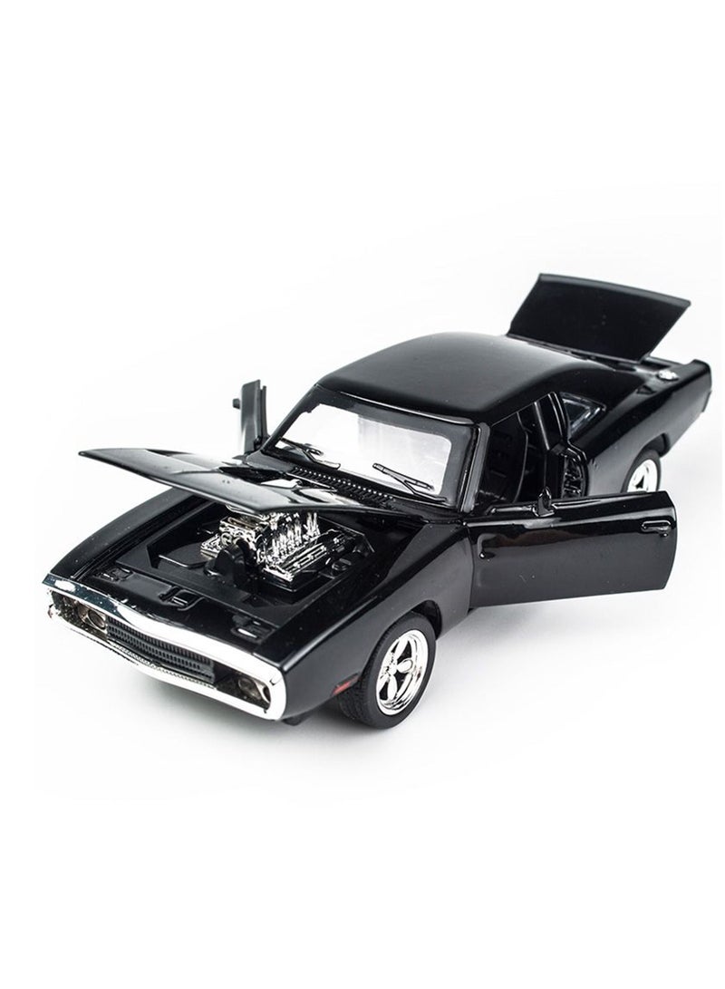 1:32 Diecast Metal Pullback Openable Doors Toy Cars Dodge Charger Fast & Furious 7 with Flashing Light and Musical Sound for Gifts Toys for Kids Boys and Girls Children - Image 3