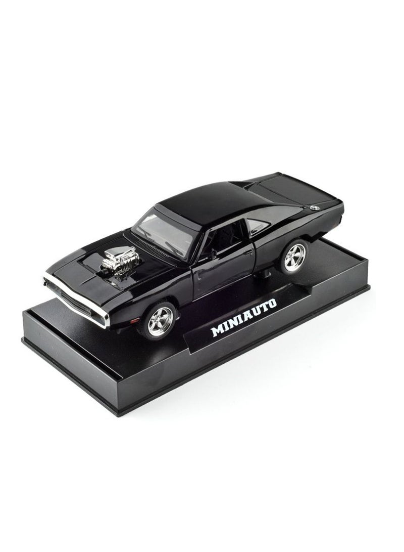 1:32 Diecast Metal Pullback Openable Doors Toy Cars Dodge Charger Fast & Furious 7 with Flashing Light and Musical Sound for Gifts Toys for Kids Boys and Girls Children - Image 2