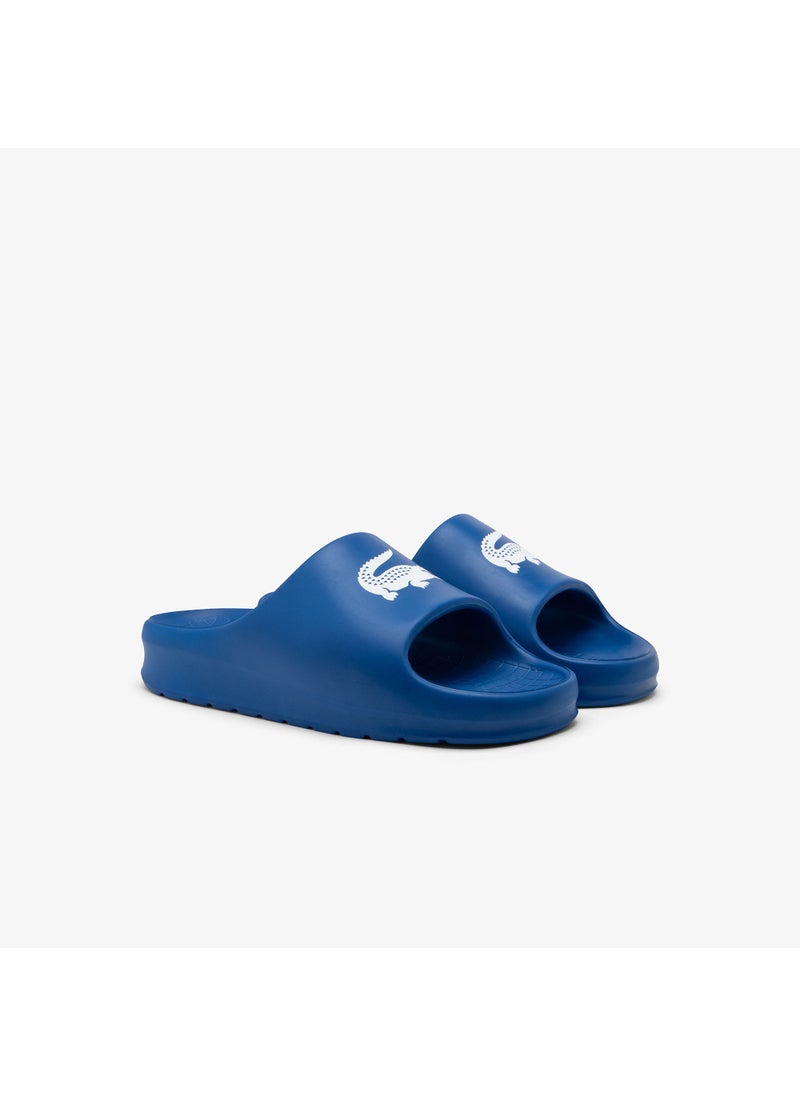 LACOSTE - Croco 2.0 Evo Single Strap Logo Detailed Slides - Image 1