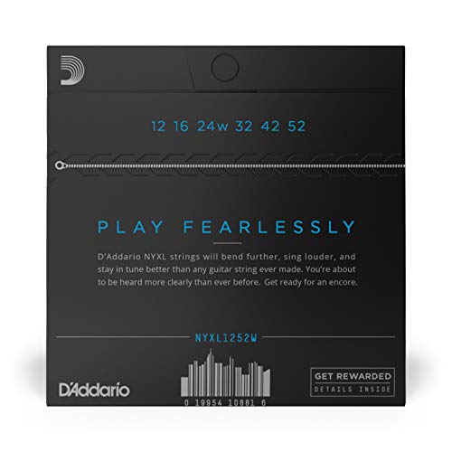 D'Addario Guitar Strings - NYXL Electric Guitar Strings - NYXL1252W - Unrivaled Strength, Tuning Stability, Enhanced Mid-Range - For 6 String Guitars - 12-52 Light Wound Third - Image 2