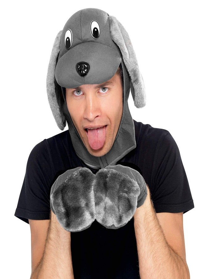 سميفيز زي تنكري للكلاب من سميفيز، يتضمن غطاء رأس وقفازات، مقاس واحد (رمادي)