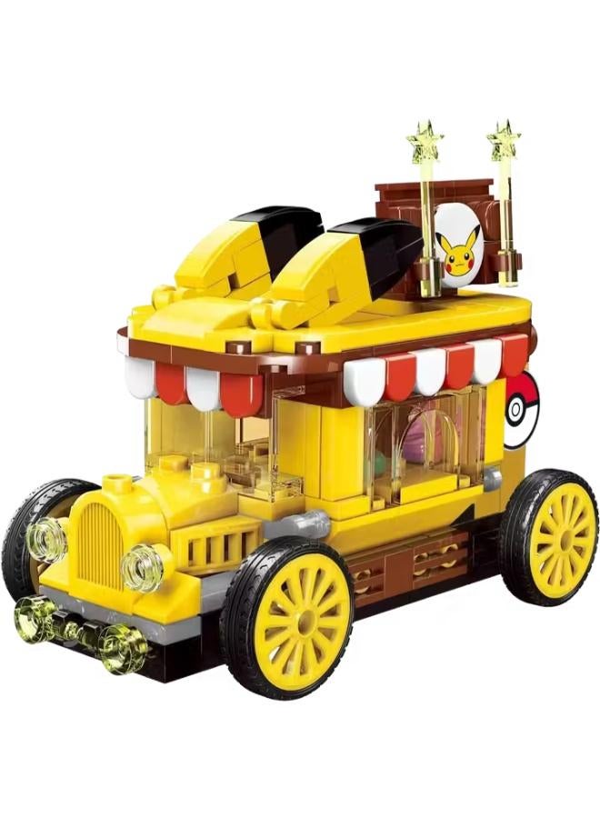 Qman Keeppley Games: Nintendo - Pokemon - Pikachu Mini Food Cart