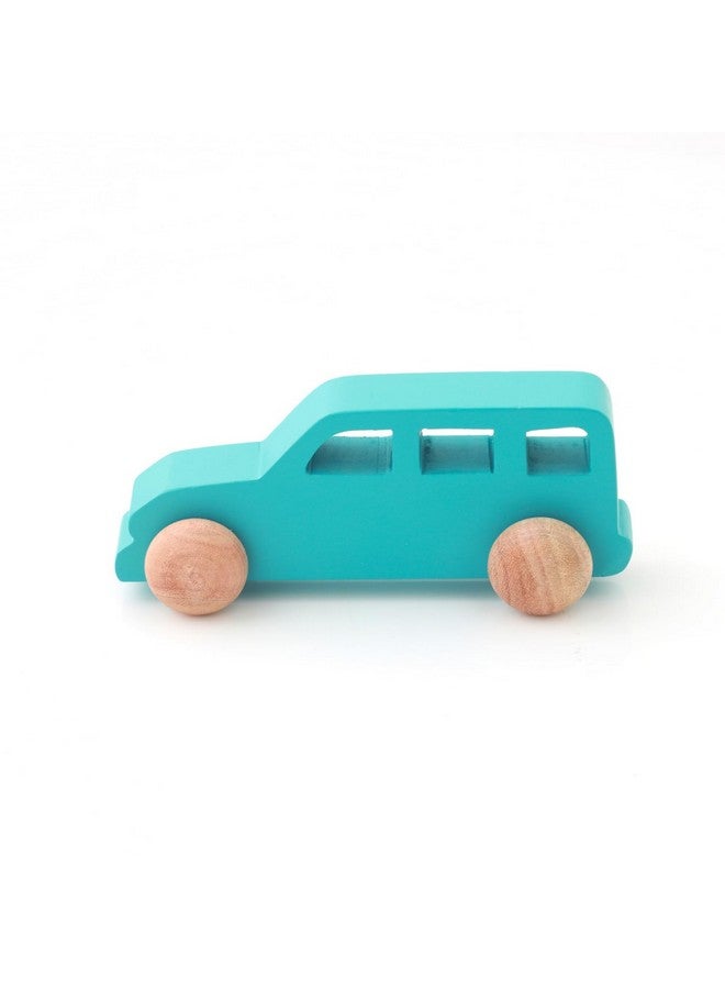 Ariro Wooden Jeep for Toddlers and Infants | Push Wooden Vehicle Toy with Smooth and Sturdy Wheels for 6M+ Babies |Helps to Child in Grip Strength, Hand-Eye Coordination - Image 1