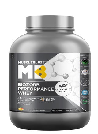 MuscleBlaze Biozorb Performance Whey Protein (Magical Mango, 5lbs / 2.27kg) - pzsku/Z29DE7A4B082D72137695Z/45/_/1735800931/b4856510-d934-487c-a66c-4fd318dfc4cf