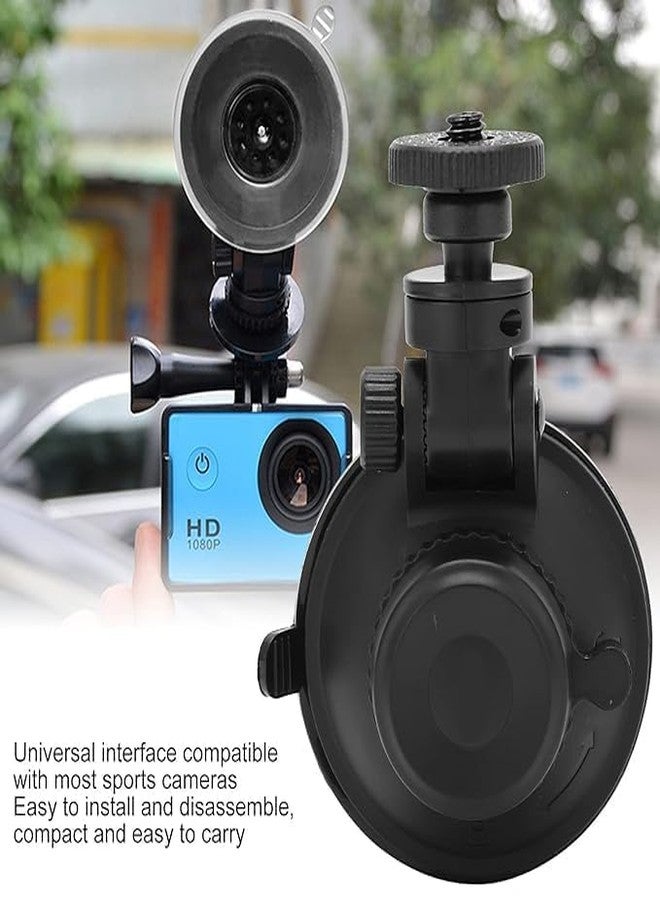 SJCAM SC-1 360° Turnable Suction Cup | Portable One-Key Lock Plastic Universal Suction Cup Mount | Small Vacuum Cup Compatible Gopro Hero 5/6/7/8/9/10/11/12 Insta 360 DJI Action Camera | Black - Image 2