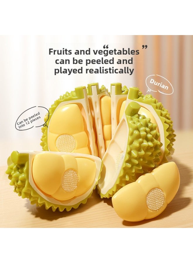 High-end Simulation Children's Play Fruit And Vegetable Chiche Toys Fruit Kitchen Food Toys Bulk Wholesale-Color:28# High-end Bitter Melon