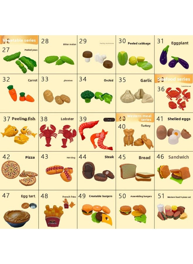 High-end Simulation Children's Play Fruit And Vegetable Chiche Toys Fruit Kitchen Food Toys Bulk Wholesale-Color:28# High-end Bitter Melon
