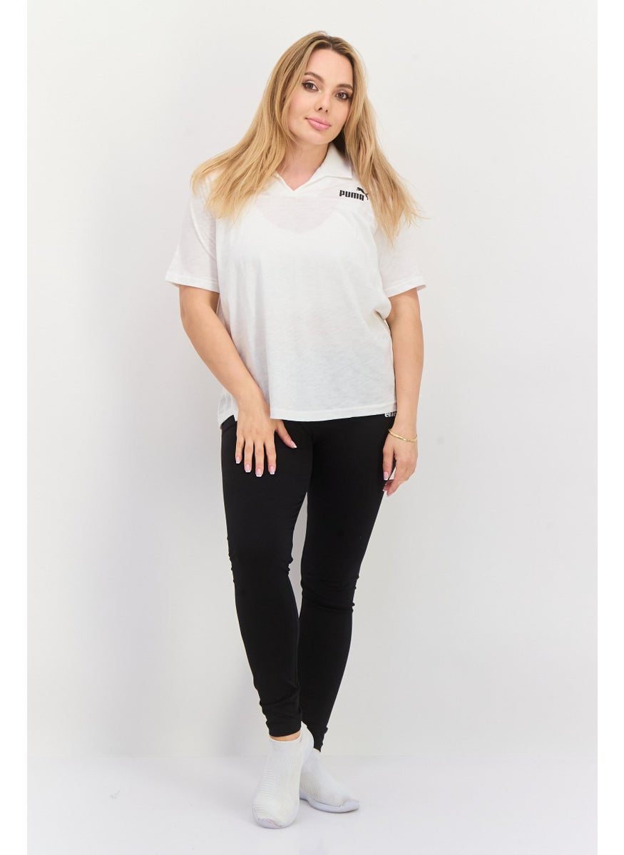 PUMA Women Regular Fit Short Sleeve Outdoor Top, White  - Image 4