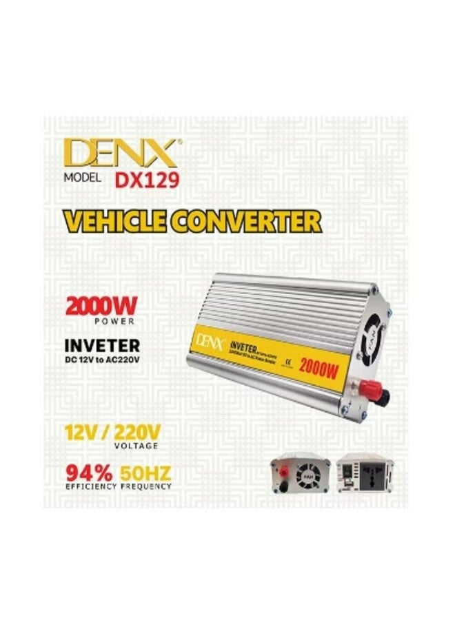Denx 2000W Car Power Inverter DC 12V TO AC220V - Image 2