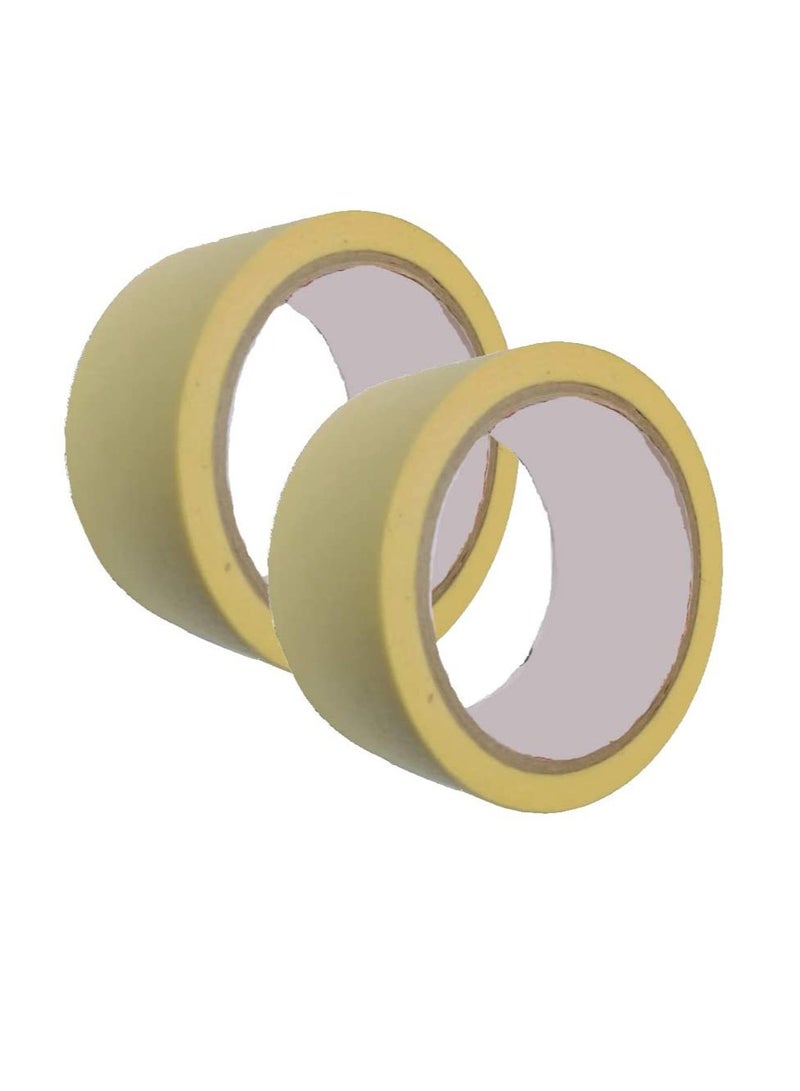 Generic Automotive Self Adhesive Masking Tape for Painting, Labelling, Packing, Craft, Art, Home, Office, School Etc… (1.5 Inch - Pack of 2)  - Image 1