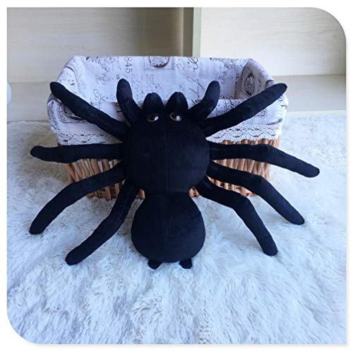 TAMMYFLYFLY Black Spider Plush 9 Inch Collectible Decorative Big Eyes Tarantula Stuffed Toy Soft Take A Long Plushie Pillow Squishes Washable Cushy Mini Doll - Image 5