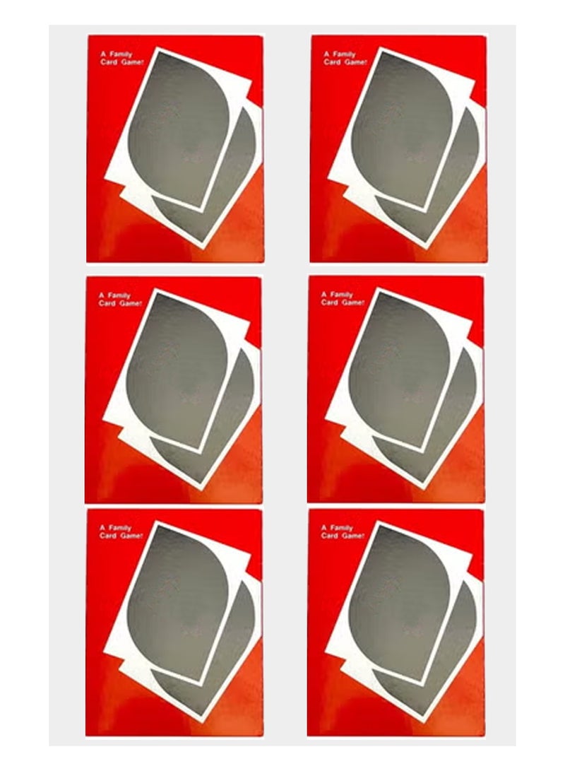 ONO Pack Of 6 Family Card Game - Image 1