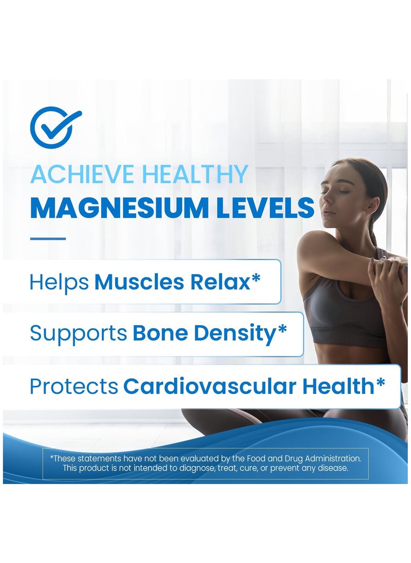 Doctor's BEST High Absorption Magnesium Lysinate Glycinate Easy To Swallow 120 Capsule  - Image 3